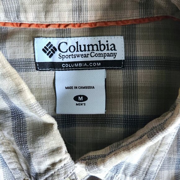 Columbia Sportswear Plaid Shirt Men's Medium Long Sleeve Button Down Cotton - Picture 9 of 11